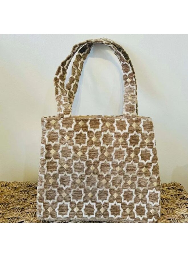 Zélia Atelier bag small - bruin/goud