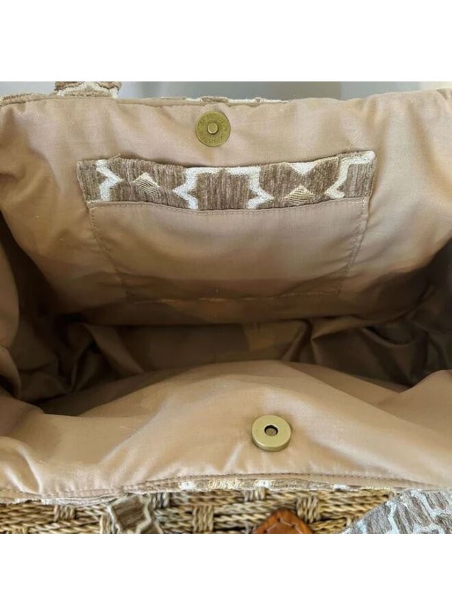 Zélia Atelier bag small - bruin/goud