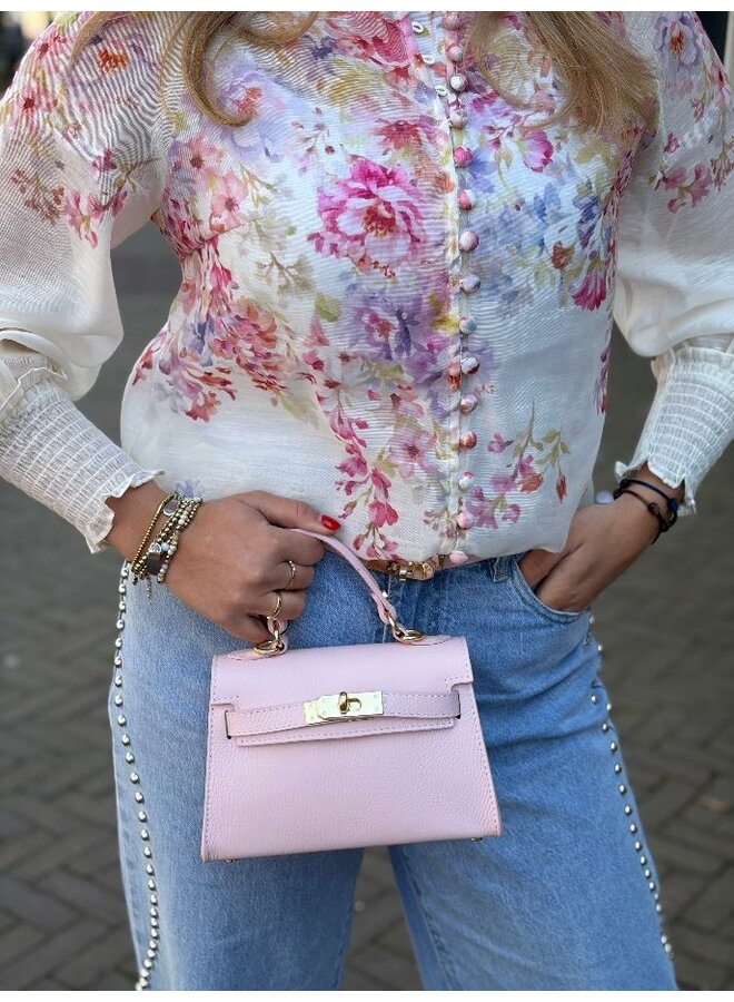 Grace palmellato handtas - lichtroze