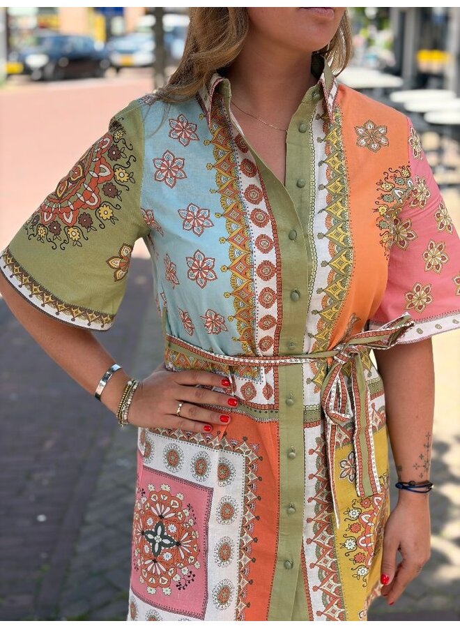 Paisley jurk - gemêleerd