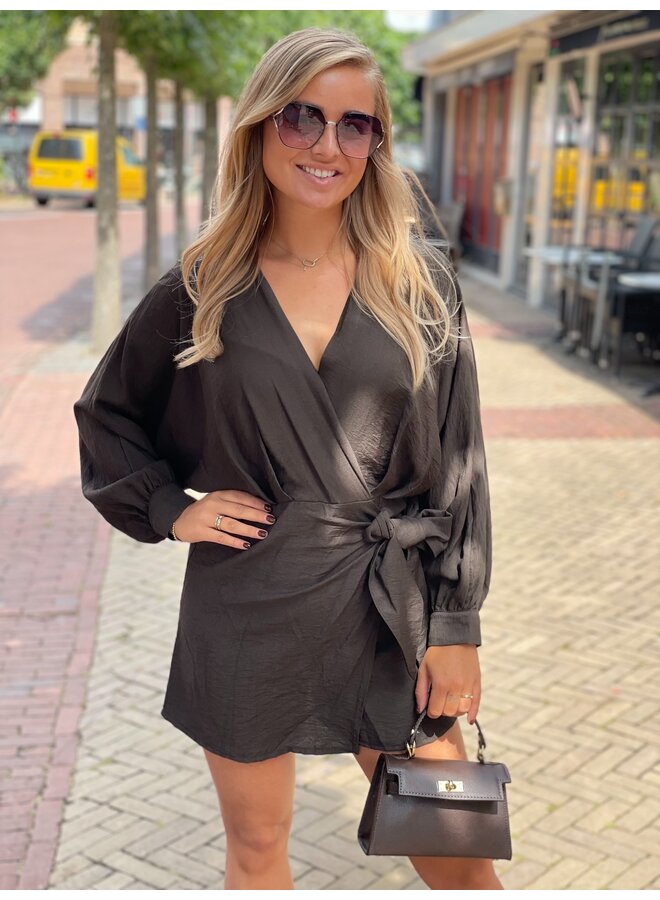 Lea boho jumpsuit - donkerbruin