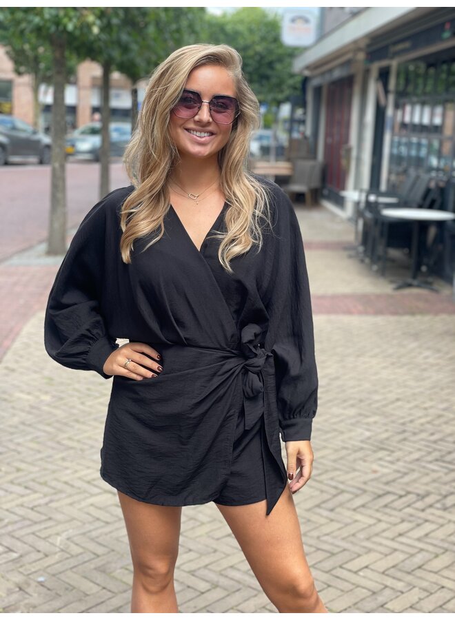 Lea boho jumpsuit - zwart
