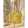 Totebag met bandana-print - geel