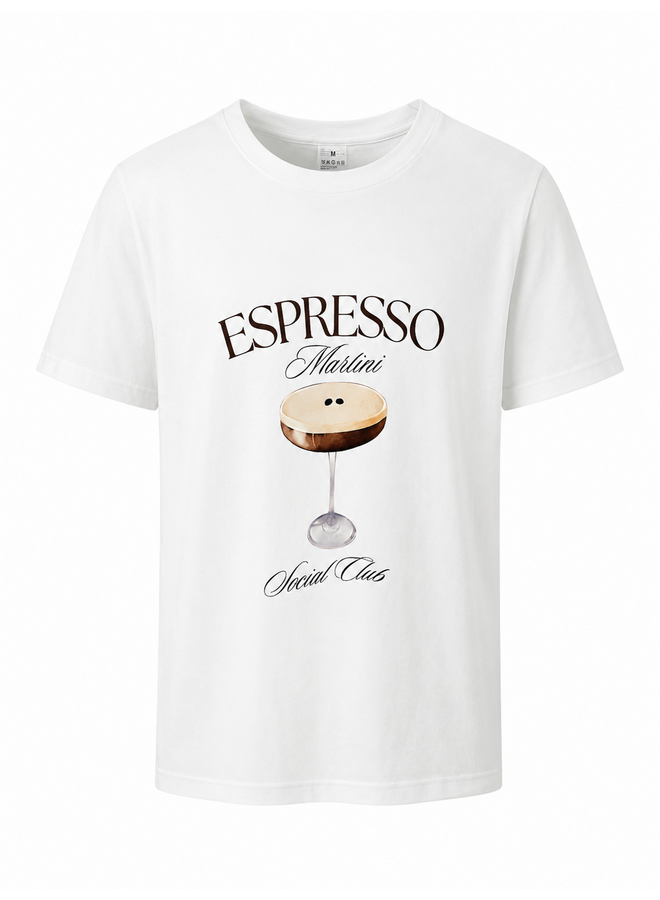 Espresso martini T-shirt - off white