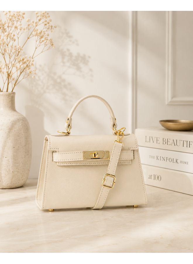 Grace palmellato handtas - beige