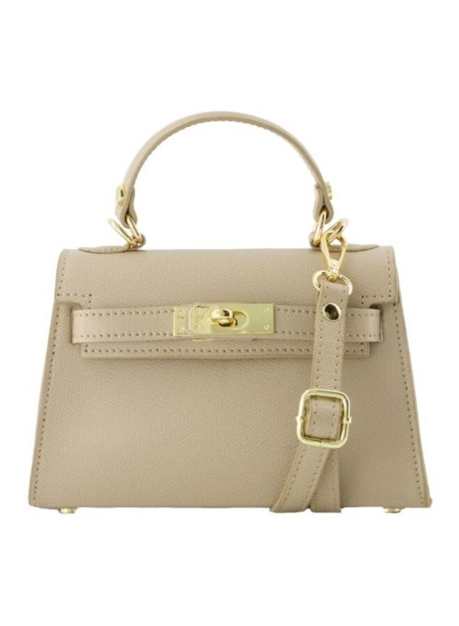 Grace palmellato handtas - taupe