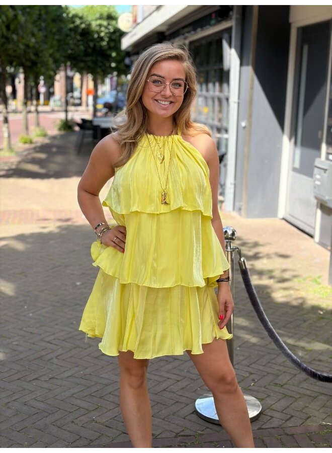 Rosalia jurk - geel