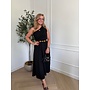 One shoulder dress - zwart
