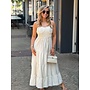 Boho maxi jurk met borduursel