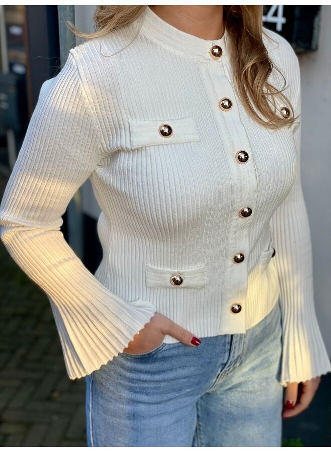 Elly trui - wit