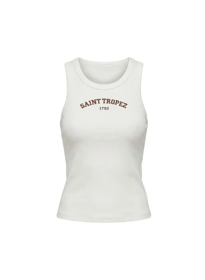 Clara Saint tropez tanktop - off white