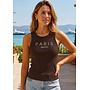 Clara Paris tanktop - donkerbruin