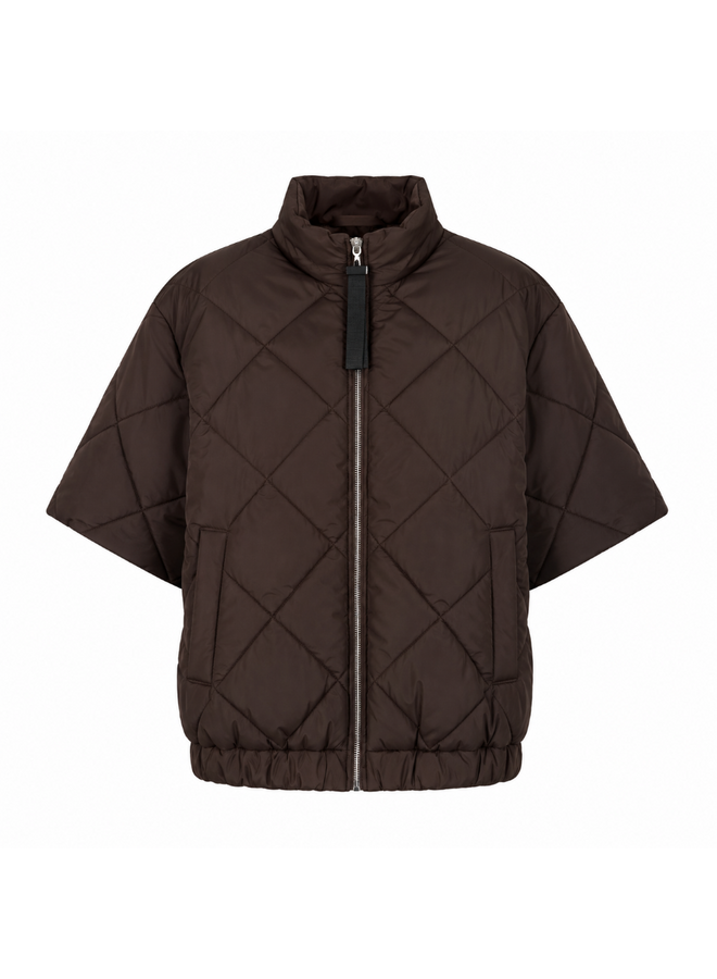 Padded bodywarmer - donkerbruin
