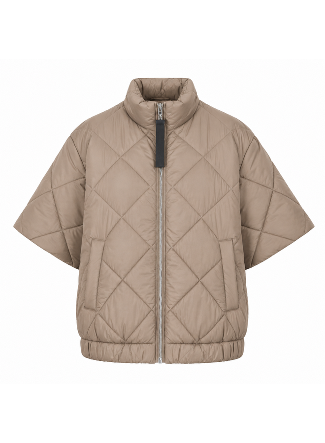 Padded bodywarmer - taupe