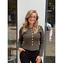 Livia vest - mosgroen
