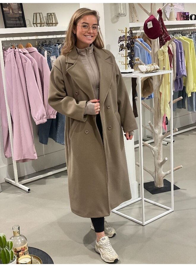 Trenchcoat jas - taupe