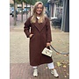 Trenchcoat jas - donkerbruin
