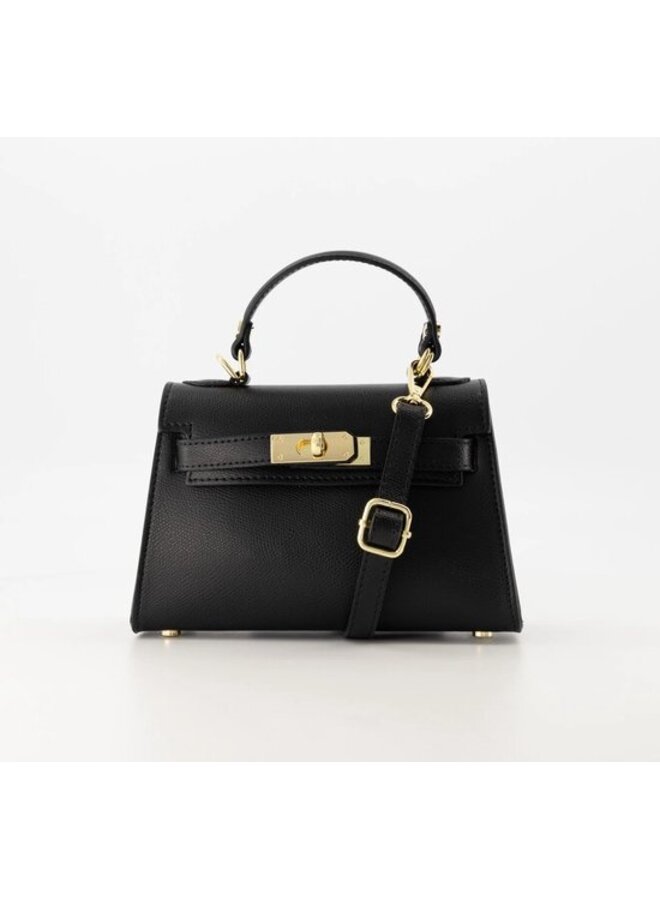 Grace palmellato handtas - zwart