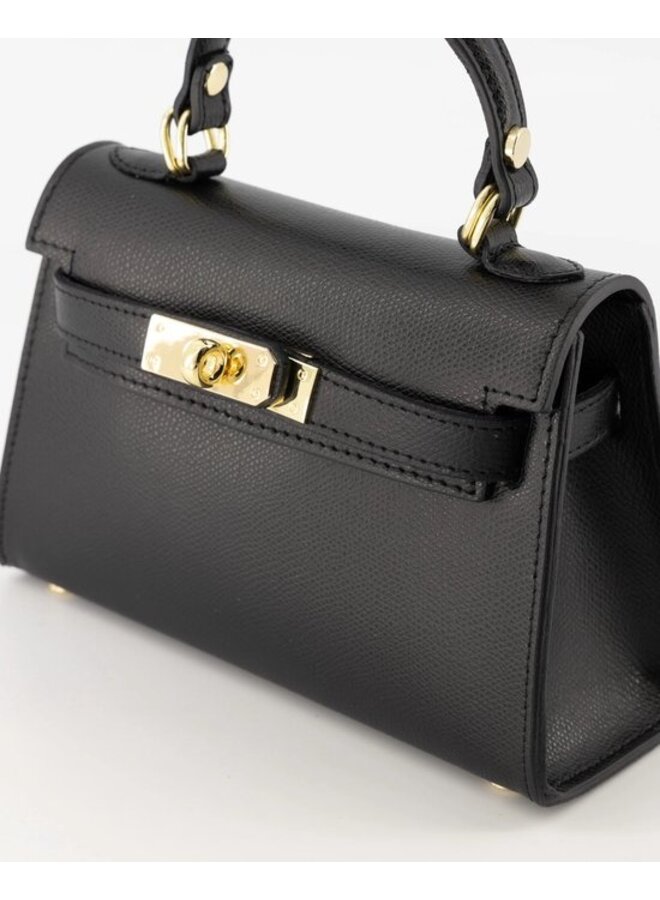 Grace palmellato handtas - zwart