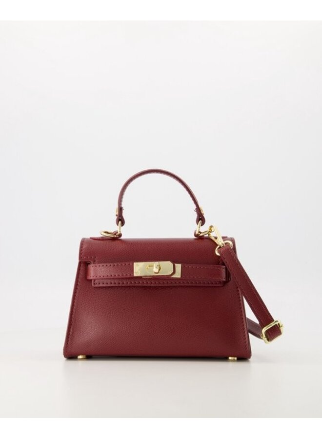 Grace palmellato bag - bordeaux