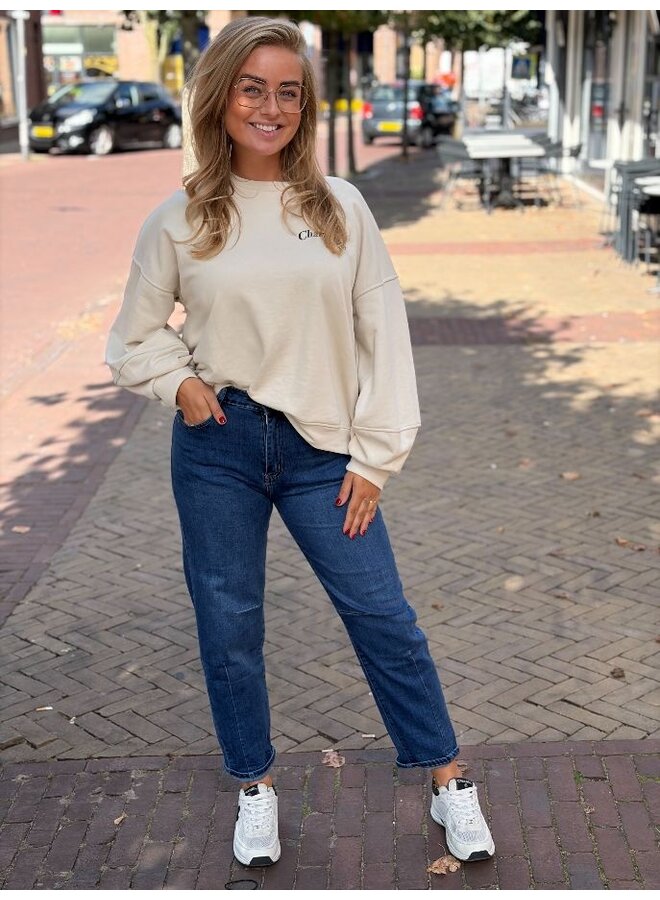 Champagne club sweater - beige