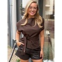 Ambika Britt top - donkerbruin