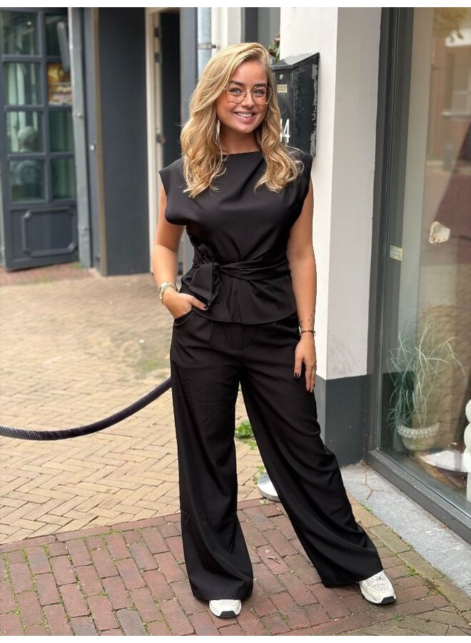 Ambika Gris pantalon - zwart