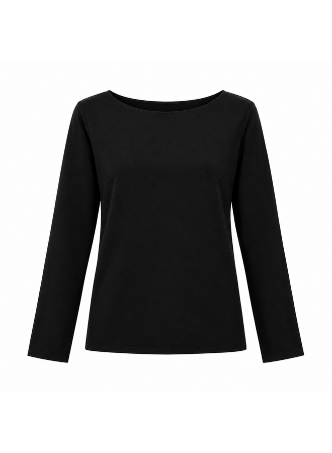 Cashmere top - zwart