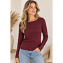 Cashmere top - plum