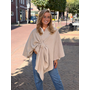 Tan Poncho - beige