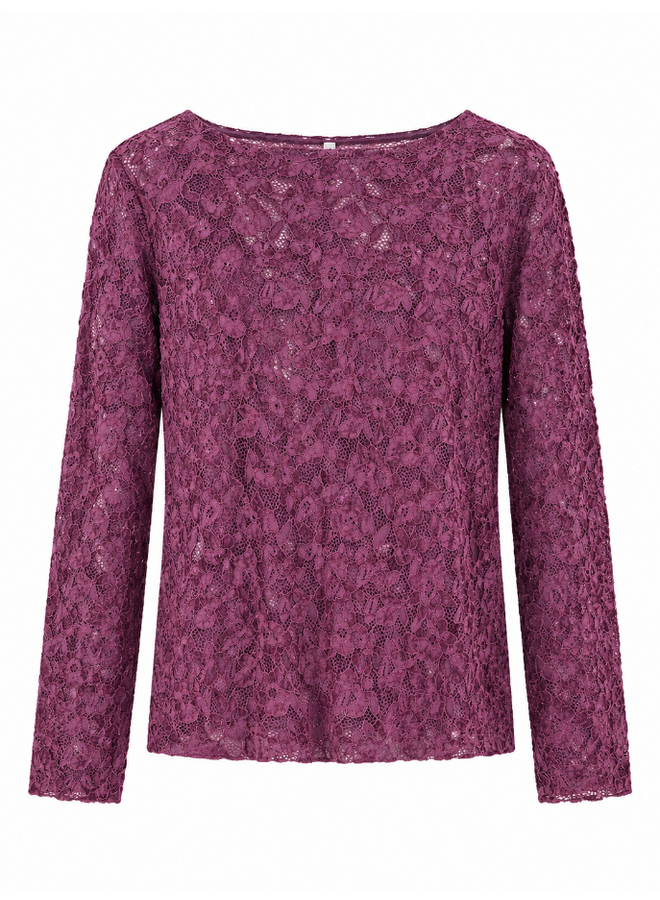 Kanten ondertop - plum