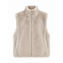 Fluffy gilet - off white