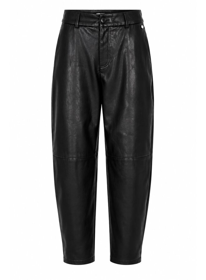 Ambika PU leer Kiek pants - zwart