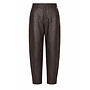 Ambika PU leer Kiek pants - donkerbruin
