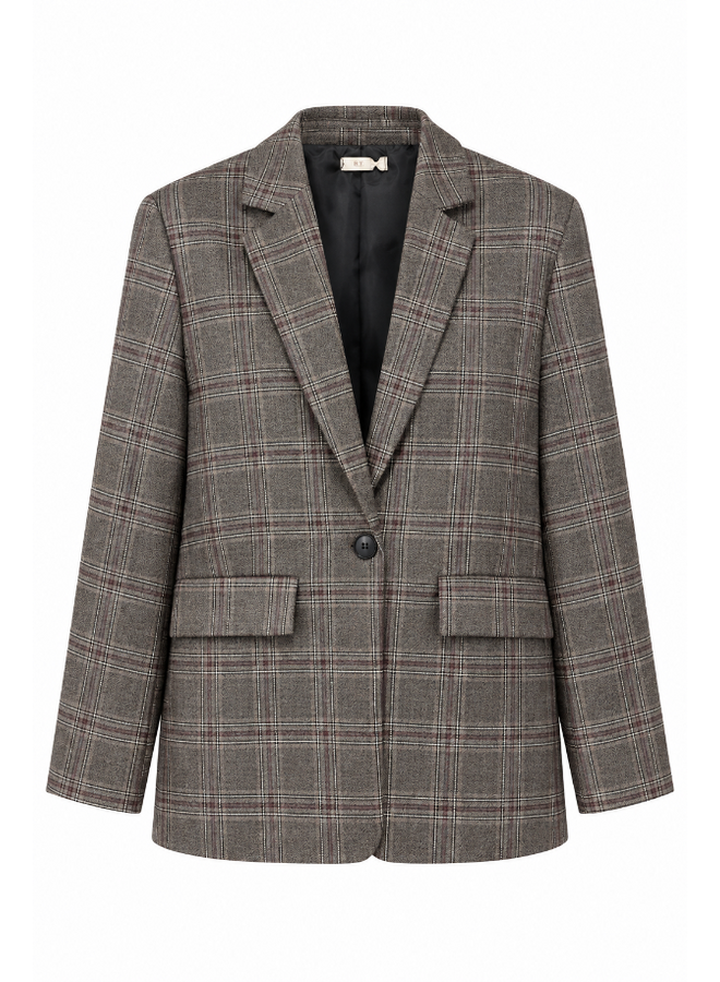 Geruite Cowboy blazer