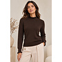 Coltrui met ruffles – donkerbruin