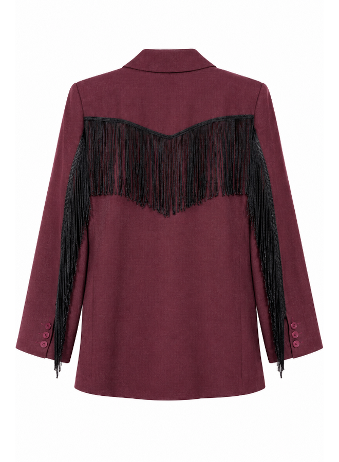Cowboy blazer - bordeaux