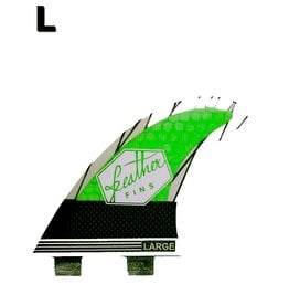 Feather Fins Featherfins - Superlight Dual Tab Carbon Lime