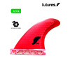 Future Fins Future - FSG1 Honeycomb Red