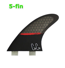 Captain Fin Co. Captain Fin - CHRISTENSON SPLATTER 5 FIN -TW