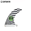 Captain Fin Co. Captain Fin - Slasher "STRIPES" 6.5"