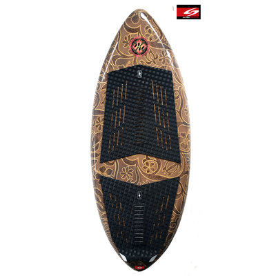 Surftech - 52" Mega Loaf - Floral Inlay - Expoxy  +Vader pads