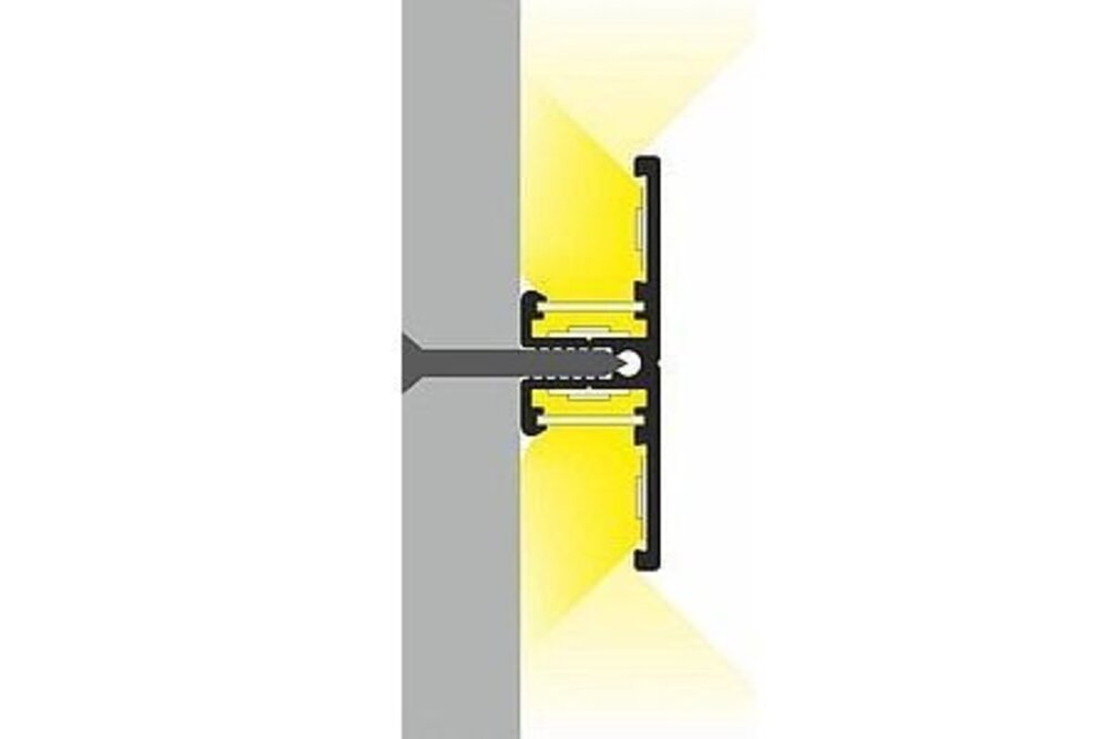 AMBI10 LED profiel Indirecte zijwaartse verlichting