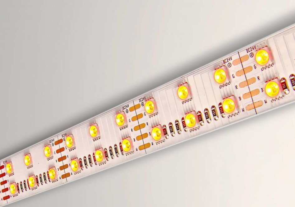 Applamp RGBW ULTRA LED strip dubbele rij 120 LED/m, 4 IN 1 LED