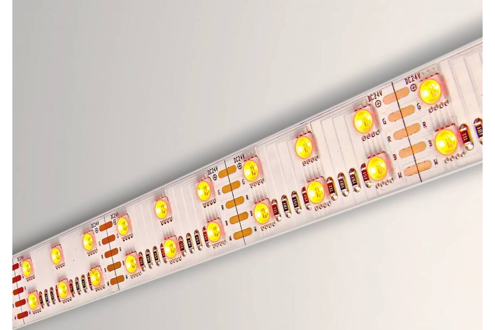 Applamp RGBW ULTRA LED strip dubbele rij 120 LED/m, 4 IN 1 LED