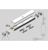 LUMO 12mm Led Profiel Opbouw 1m-2m