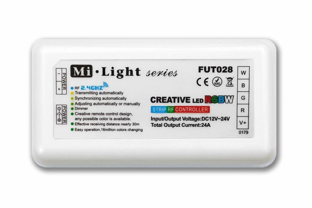 MiLight RF RGBW Creative 1-kanaals controller 24A los