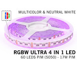 AppLamp ACTIE! RGBW+Neutraal Wit ULTRA LEDstrip | 60-84Led p.m. | 12V-24V