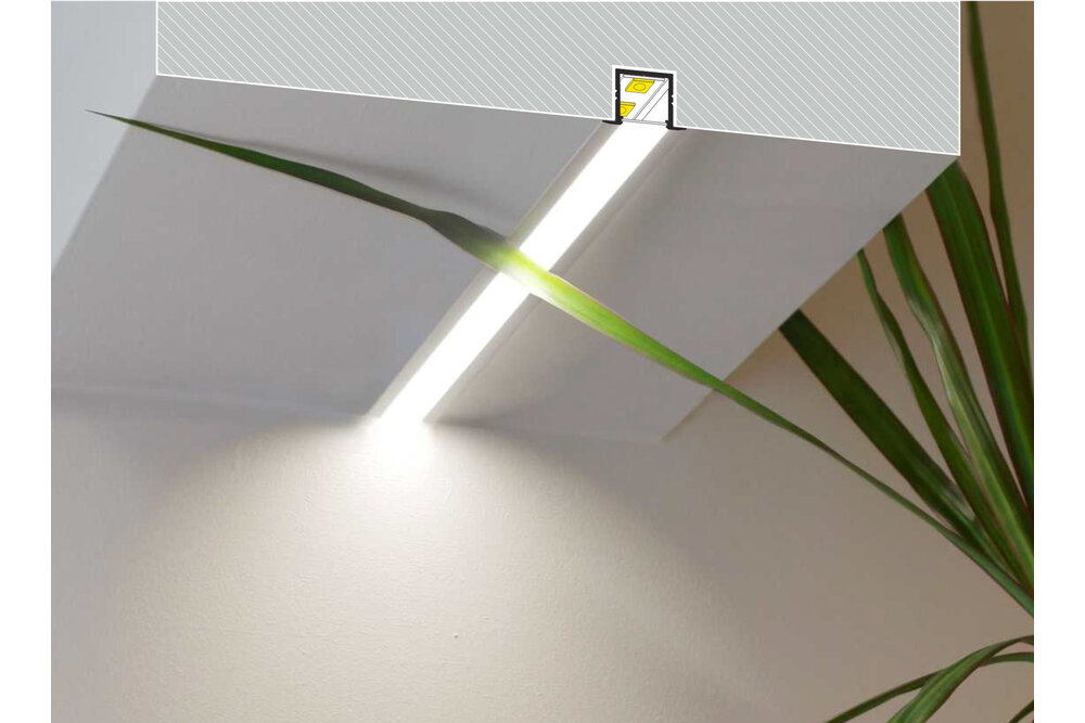 NOVA RS 16mm Led Profiel Inbouw 1m-2m