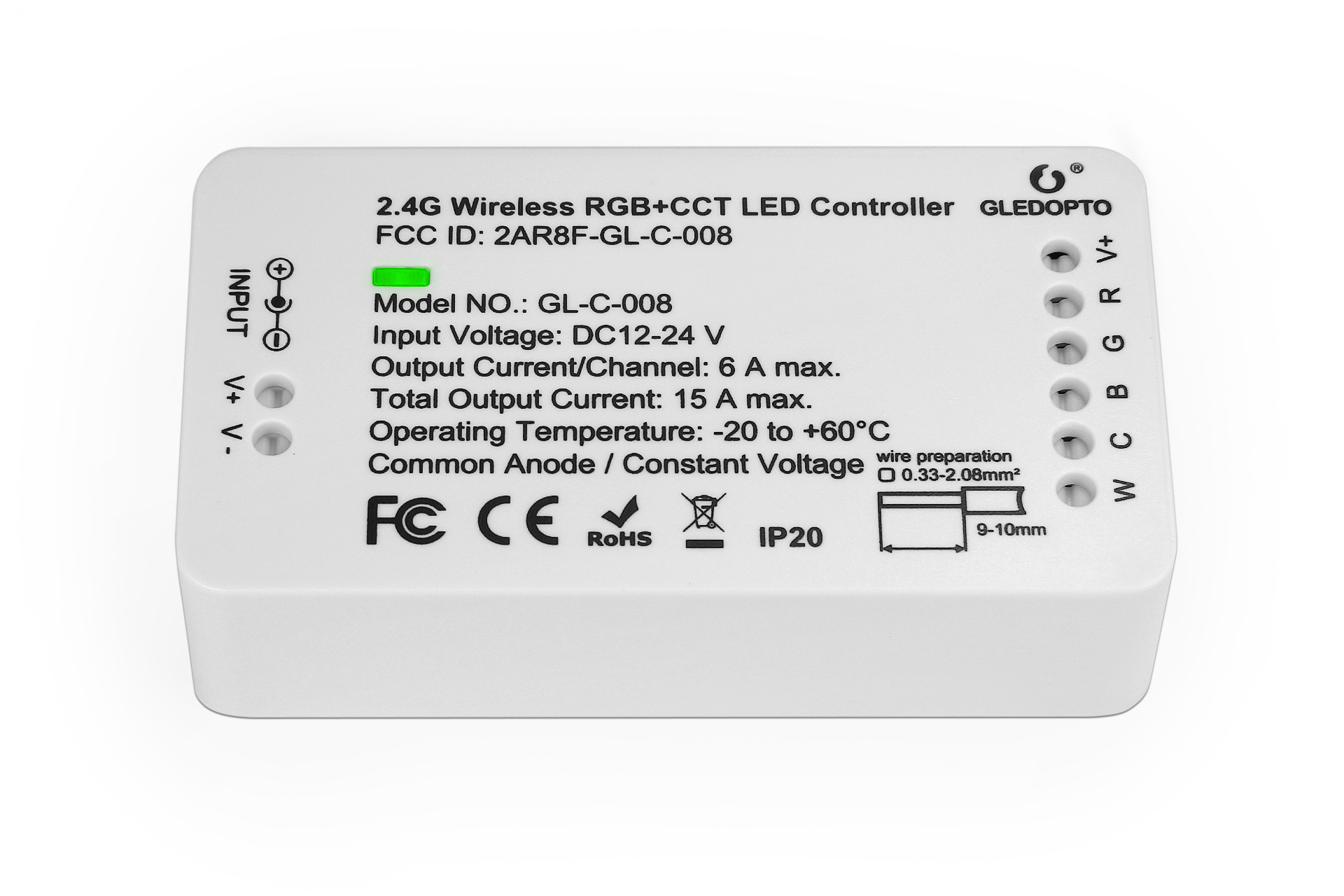 GledOpto RGB+CCT Controller ZigBee Light Link (ZLL)